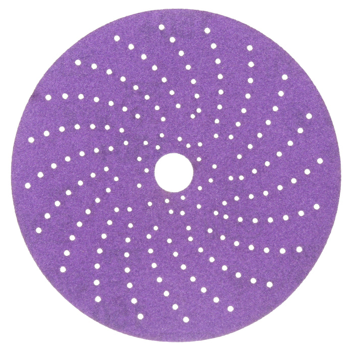 3M 31373 3M™ Cubitron™ II Hookit™ Clean Sanding Abrasive Disc 31376, 8 in, 80+ Grade, 25 Discs/Carton, Colour: Purple, 3M Stock No. 7100155304