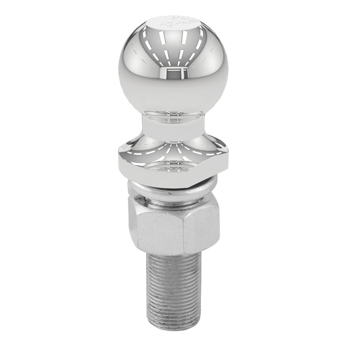 Curt (167) 40072 1-7/8" Trailer Ball (1" x 3" Shank, 3,500 lbs., Chrome, Packaged)