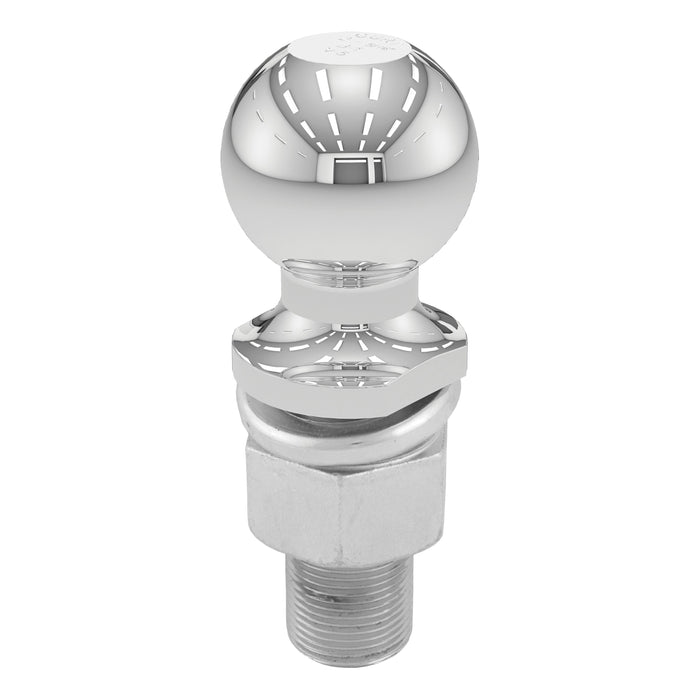Curt 40076 2-5/16" Trailer Ball (1-1/4" x 3" Shank, 6,000 lbs., Chrome, Packaged)