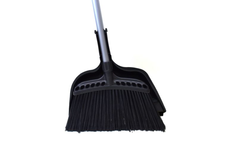 Globe 4007 16 Jumbo" Commercial Angle Broom with 12" Dustpan