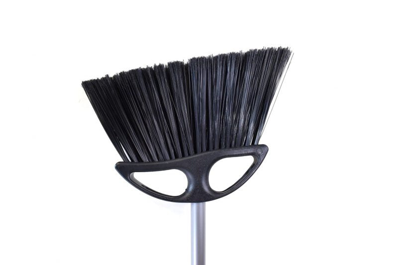 Globe 4012 13" Extra Wide Angle Broom w/ 48" Metal Handle