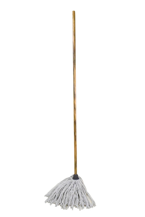 Globe 4016 12oz Synthetic Yacht Mop w/ 54" Wood Handle