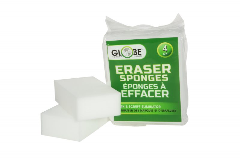 Globe (613) 4027 4.75"x2.75"x1.375" 4-Pack Large Erase-It-Sponge