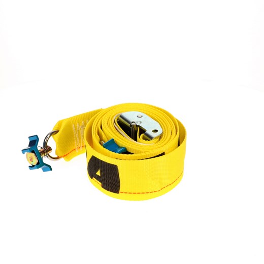 Ancra 40602-100 12' LOGISTIC STRAP W/SINGLE STUD FITTINGS - YELLOW