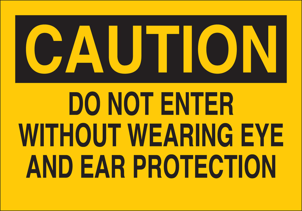 Brady (458) 22065 B-401 Plastic Safety Sign