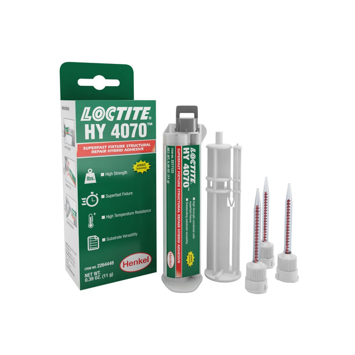 Loctite 2264448 LOCTITE 4070 STRUCTURAL INSTANT ADHESIVE HYBRID, 10 ml boxed kit with 3 nozzles