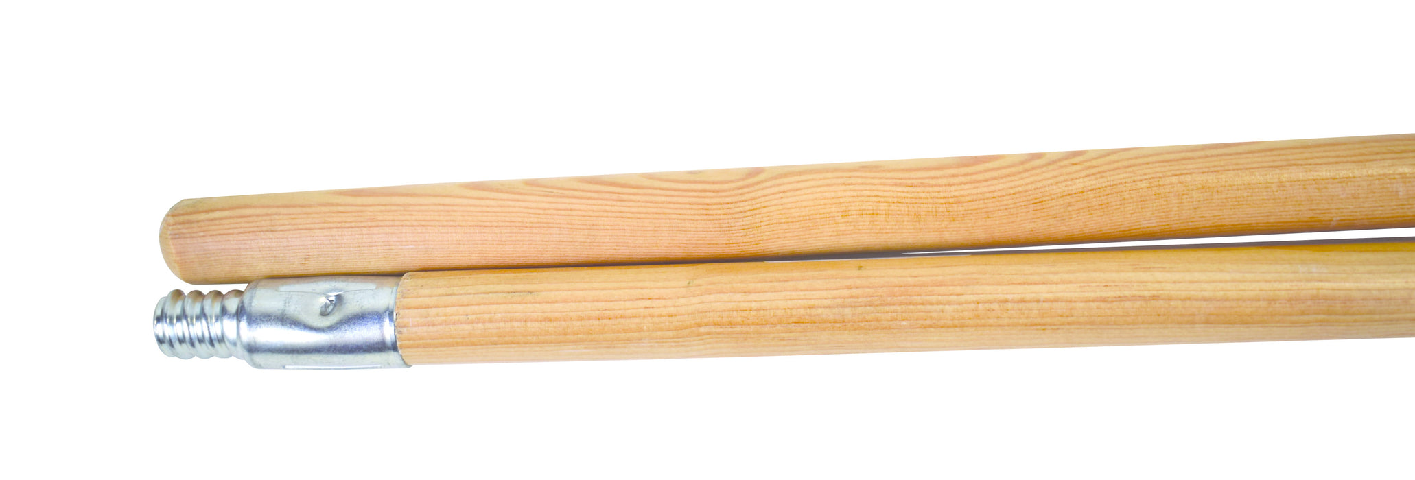 Globe (613) 4075 15/16" x 54" Threaded Metal-Tip Lacq Wood Handle