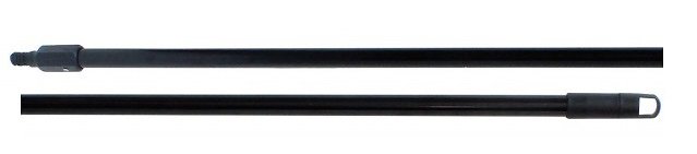 Globe (613) 4078 60" x 15/16th" Metal handle with heavy duty plastic threaded tip.