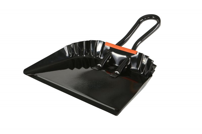 Globe 4087 12" Metal Dustpan Black