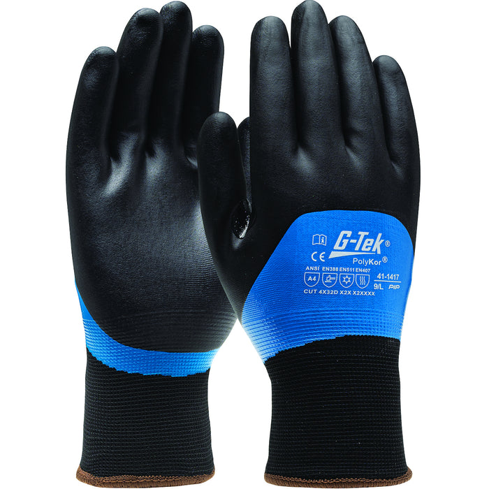 PIP Canada (449) GP411417/M G-Tek® Polykor® Size- M Seamless Knit Polykor® Blend Glove With Acrylic Liner And Double-Dipped Nitrile Foam Grip On Full Hand - Touchscreen Compatible, 12 pack