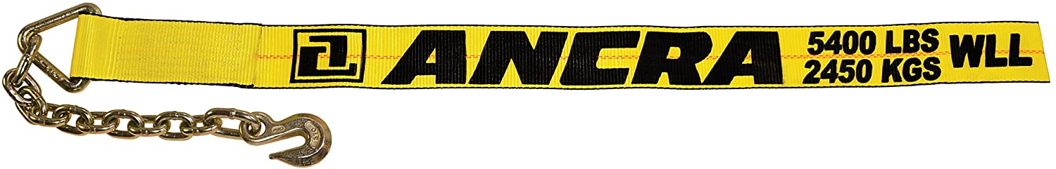 Ancra 41660-14-27 3"x27' Strap w/43366-12 Chain Anchor