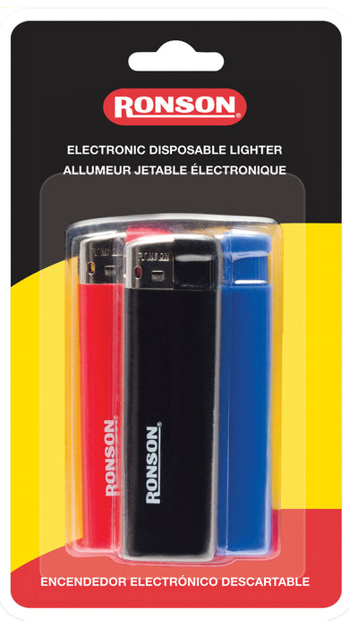 Ronson (162) 41803 3-PACK BLISTER CARD