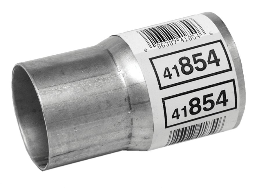 Walker 41854 Walker Heavy Duty Reducer. I.D: 2 1/4", O.D: 2 1/8", Length: 4". Reduces larger O.D pipes and or tubing to smaller I.D Pipe.