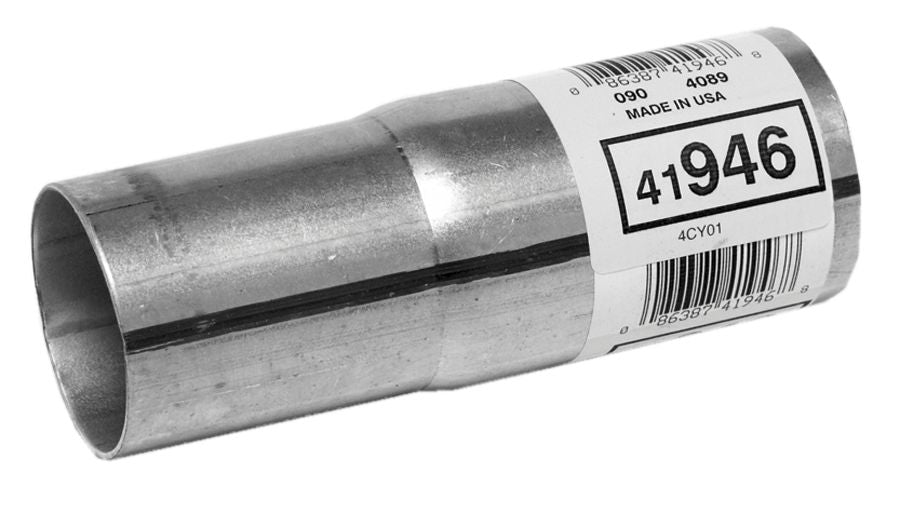 Walker 41946 Walker Heavy Duty Reducer. O.D: 2", I.D: 1 3/4", Length: 5 3/8". Reduces larger I.D pipes and or tubing to smaller O.D Pipe.