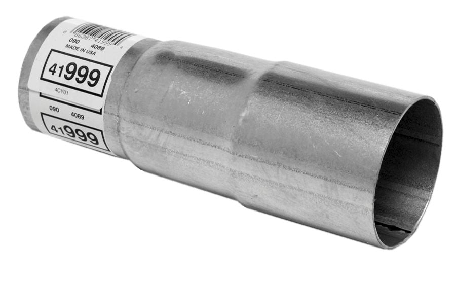 Walker 41999 Walker Heavy Duty Reducer. I.D: 2 3/4", O.D: 2 1/2", Length: 8". Reduces larger O.D pipes and or tubing to smaller I.D Pipe.