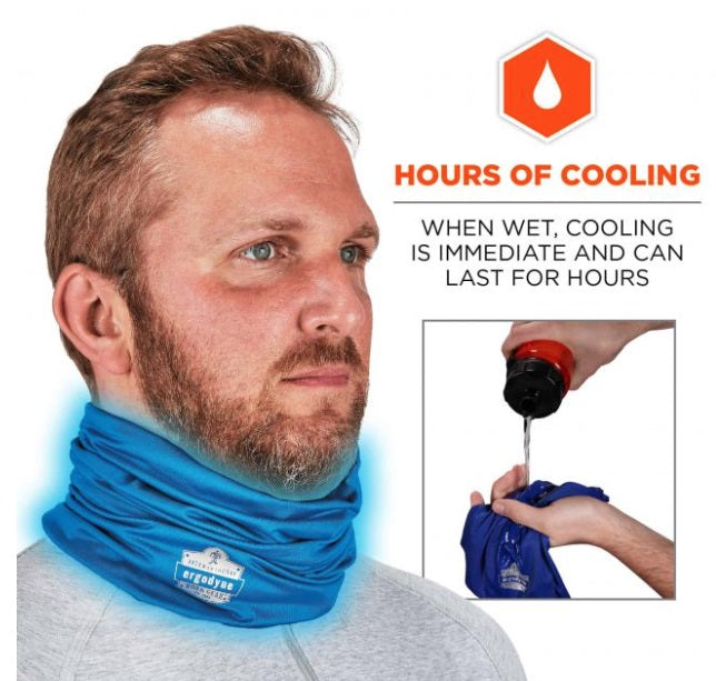 Ergodyne 42129 Chill-Its 6487 Cooling Multi-Band - Performance Knit, Blue