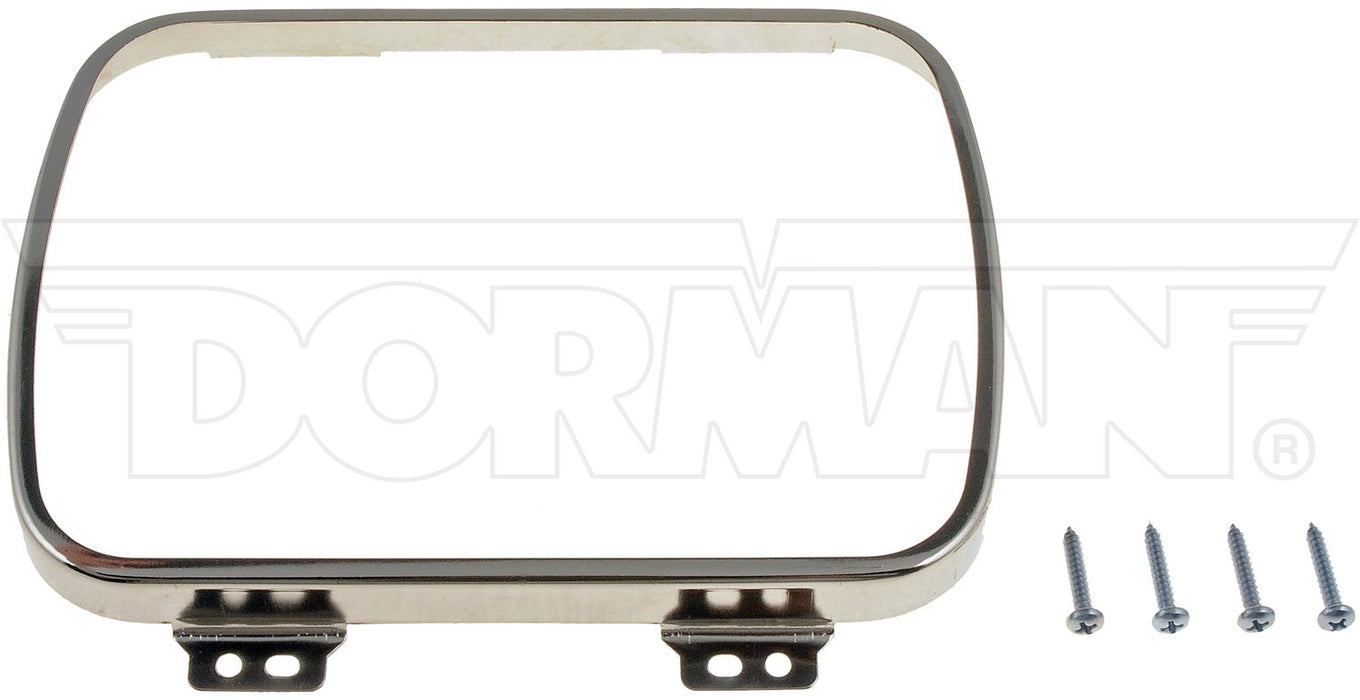 Dorman 42407 Universal Rectangular Headlamp Retaining Ring (2) With 4 Retaining Screws, For 5” x 7” Headlights