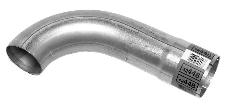 Walker (670) 42448 Walker Heavy Duty Aluminized Tail Pipe. 3" Diameter, Length 12". Mandrel Bent.