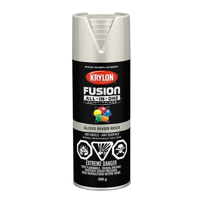 Sherwin Williams 42721 Krylon Fusion All-In-One, Gloss, River Rock, 340 g