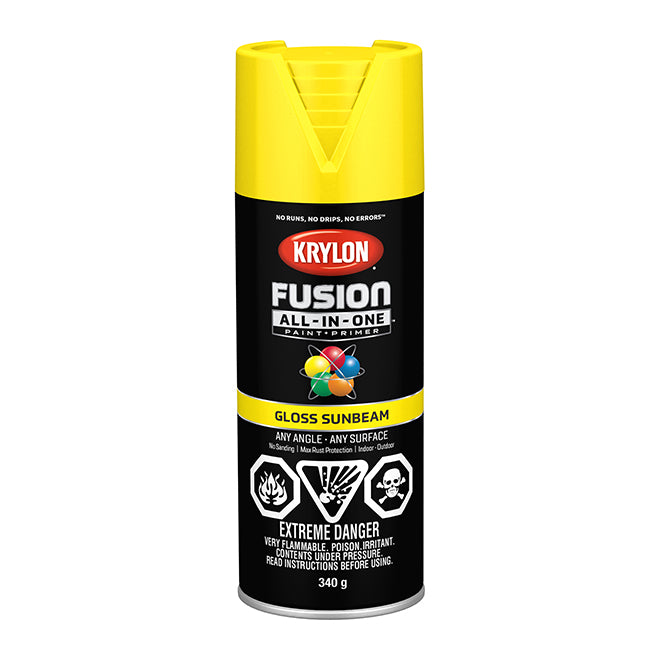 Sherwin Williams 42725 Krylon Fusion All-In-One, Gloss, Sunbeam, 340 g