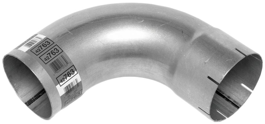 Walker (670) 42763 Walker 90° ELBOW ALUMINIZED STEEL. 5" Diameter. Bend Radius: 5 1/2". Style ID-OD