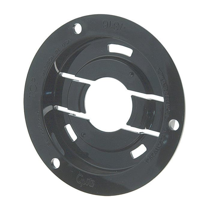Grote 43162 Theft-Resistant Mounting Flange & Pigtail Retention Cap For 2 1/2" Round Lights