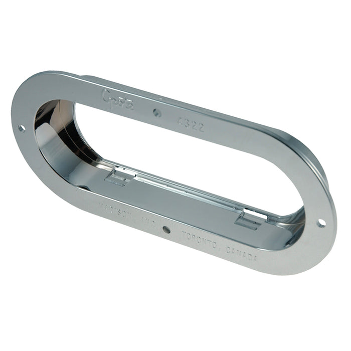 Grote 43223 Theft-Resistant Mounting Flange For 6" Oval Lights