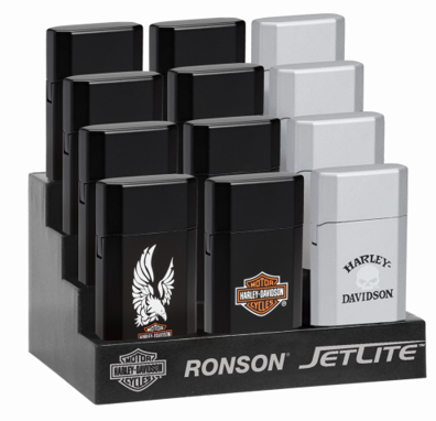 Ronson 43548 Harley Davidson Display - Jetlite Butane Torch Lighter