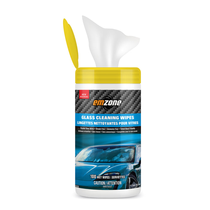 Empack 44505 Emzone Glass Cleaning Wipes 100pk