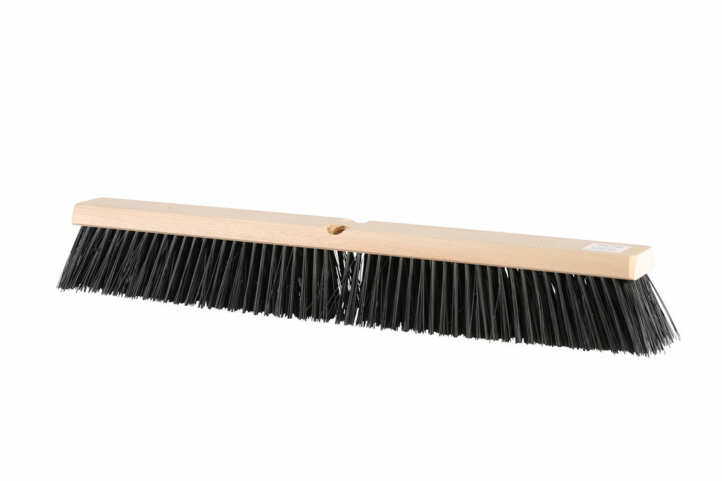 Globe (613) 4455 Value Line Push Broom Heads - 24"L Head/ Rough Bristles / Black