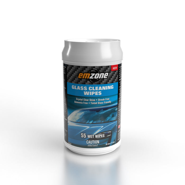 Empack 44585 Emzone Glass Cleaning Wipes 55pk
