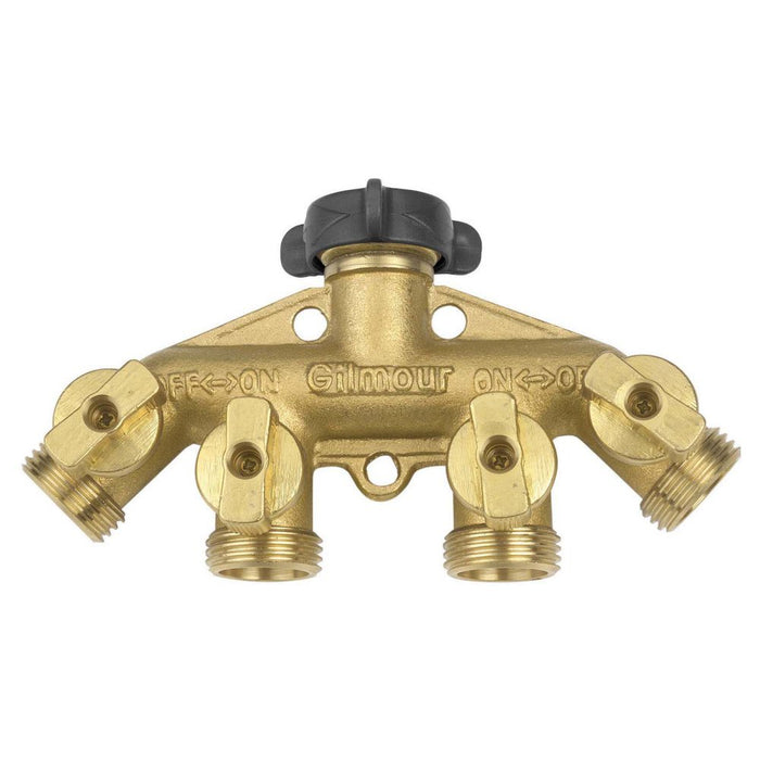 Gilmour 800444-1001 Shut-Off Valve, Brass.