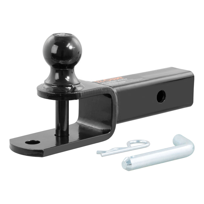 Curt (167) 45005 3-in-1 ATV Ball Mount with 2" Shank and 1-7/8" Trailer Ball