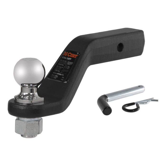 Curt 45332 Loaded Forged Ball Mount with 2-5/16" Ball (2" Shank, 15,000 lbs., 4" Drop)