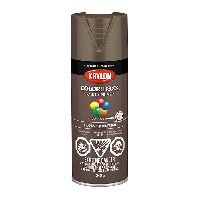 Sherwin Williams 45518 Krylon COLORmaxx Paint + Primer, Gloss, Equestrian, 450 g