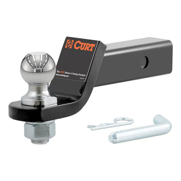 Curt (167) 45834 Loaded Ball Mount with 1-7/8" Ball, Imported (2" Shank, 3,500 lbs., 2" Drop)