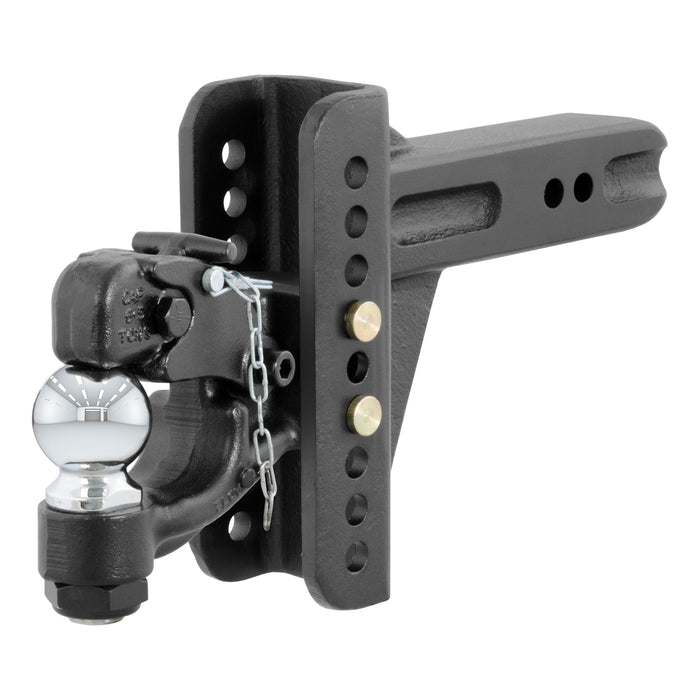 Curt (167) 45908 Adjustable Channel Mount with 2-5/16" Ball & Pintle (2-1/2" Shank, 20,000 lbs.)