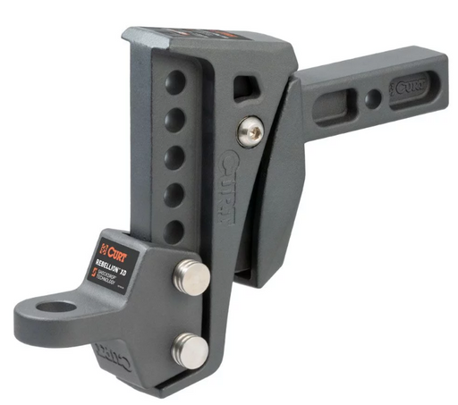 Curt 45949 Rebellion XD Adjustable Cushion Hitch Ball Mount (2" Shank, 15,000 lbs.)