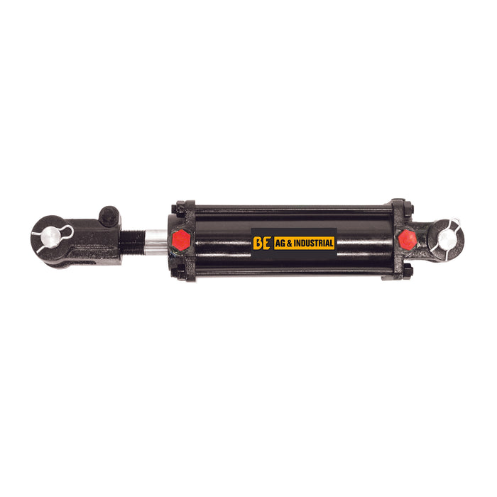 Braber Equipment (373) 46.002.008 2x8A Hydraulic Cylinder 1-1/8 rod 2500 psi 3/8 port 1" clevis diam