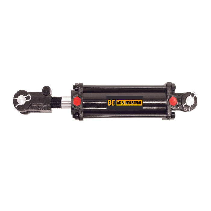 Braber Equipment (373) 46.025.008 2 1/2" x8A Hydraulic Cylinder 1-1/8 rod 2500 psi 3/8 port 1" clevis diam
