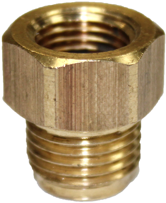 FMSI 4603 5/16"(1/2"-20) Female Invert Flare x 1/4"(7/16"-24) Male Invert Flare Master Cylinder Adapter