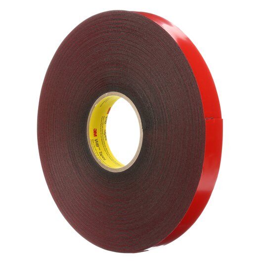 3M 4611-1 3M™ VHB™ Tape, 4611, grey, 1.0 in x 36.0 yd x 45.0 mil (2.5 cm x 32.9 m x 1.1 mm), 3M Stock No. 7000123924