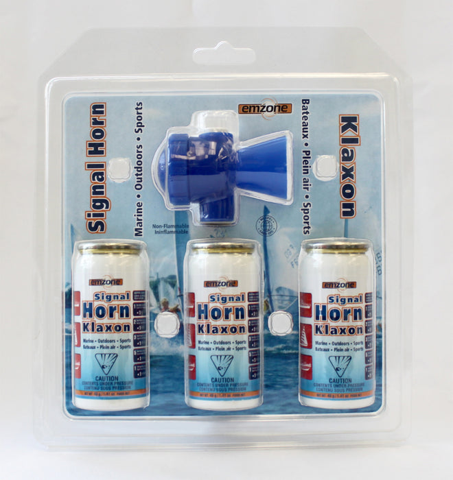 Empack 46203 SIGNAL AIR HORN MINI - THREE 40g / 1.41oz CANS