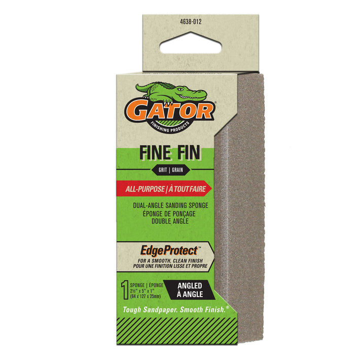 Rust-Oleum (210) 4638012 2.25INx5IN EDGEPROTECT, DUAL-ANGLE SANDING SPONGE, 120 GRIT