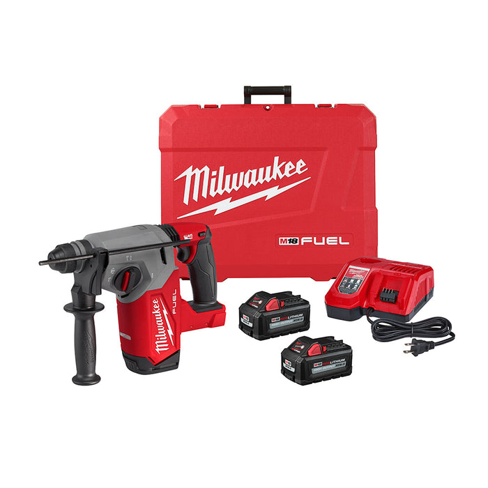 Milwaukee (366) 2912-22 M18 FUEL 18 Volt Lithium-Ion Brushless Cordless 1 in. SDS Plus Rotary Hammer Kit