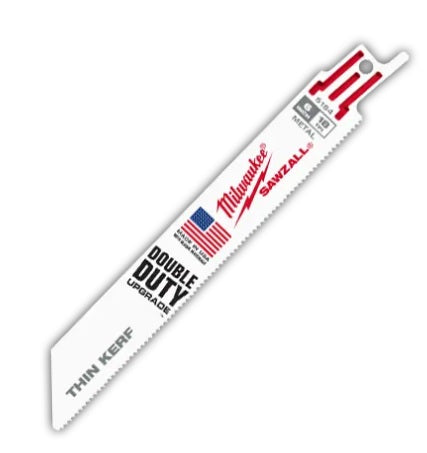 Milwaukee 48-00-5184 6" 18 TPI SAWZALL® Blades (5 Pk)