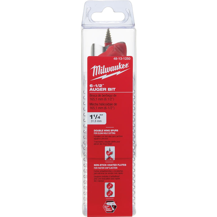 Milwaukee (366) 48-13-1250 1-1/4" x 6-1/2" Auger Bit