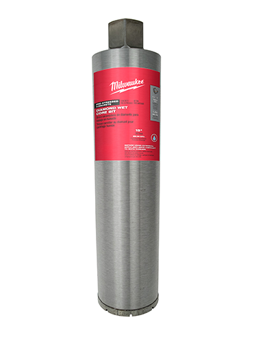 Milwaukee (366) 48-17-1010 1" Pre-Stressed Diamond Wet Core Bit