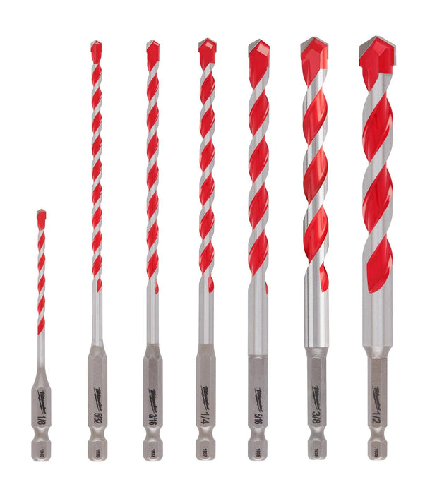 Milwaukee (366) 48-20-9057 HAMRDRILL 7PC KIT LARGE