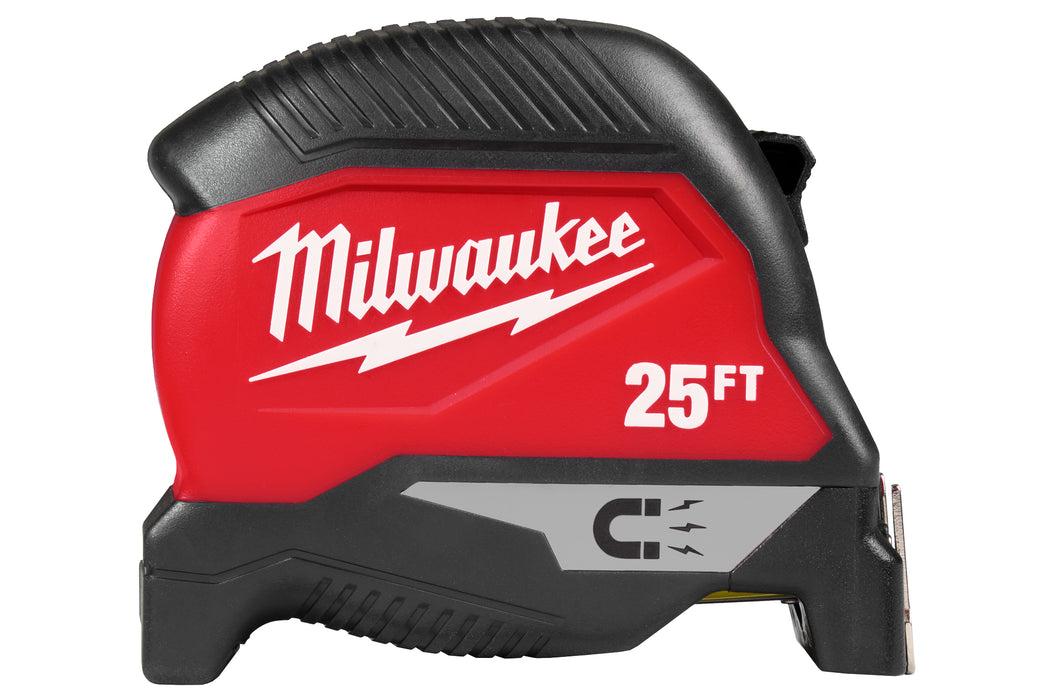 Milwaukee 48-22-1025MG 25Ft Magnetic Tape Measure 2-Pack